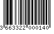 EAN: 3663322000140